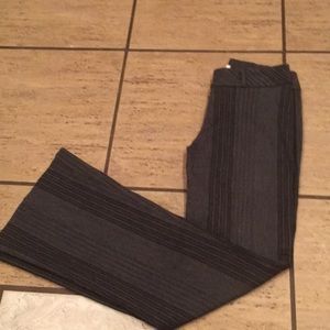 Dark grey wide legged dress pants L